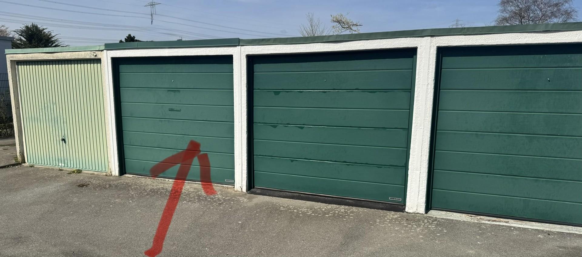 Einzelgarage Tor elektrisch