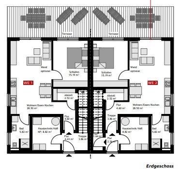 Duo 297 EG Grundriss