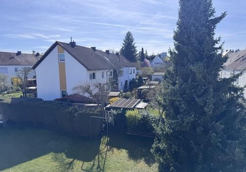 Blick aus dem Wohnzimmer