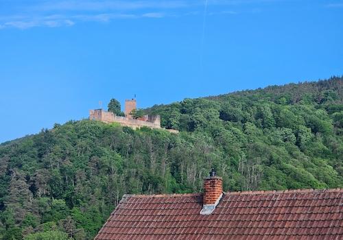 Ausblick zur Burg Landeck