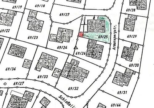 Lageplan (grün Sondereigentum)