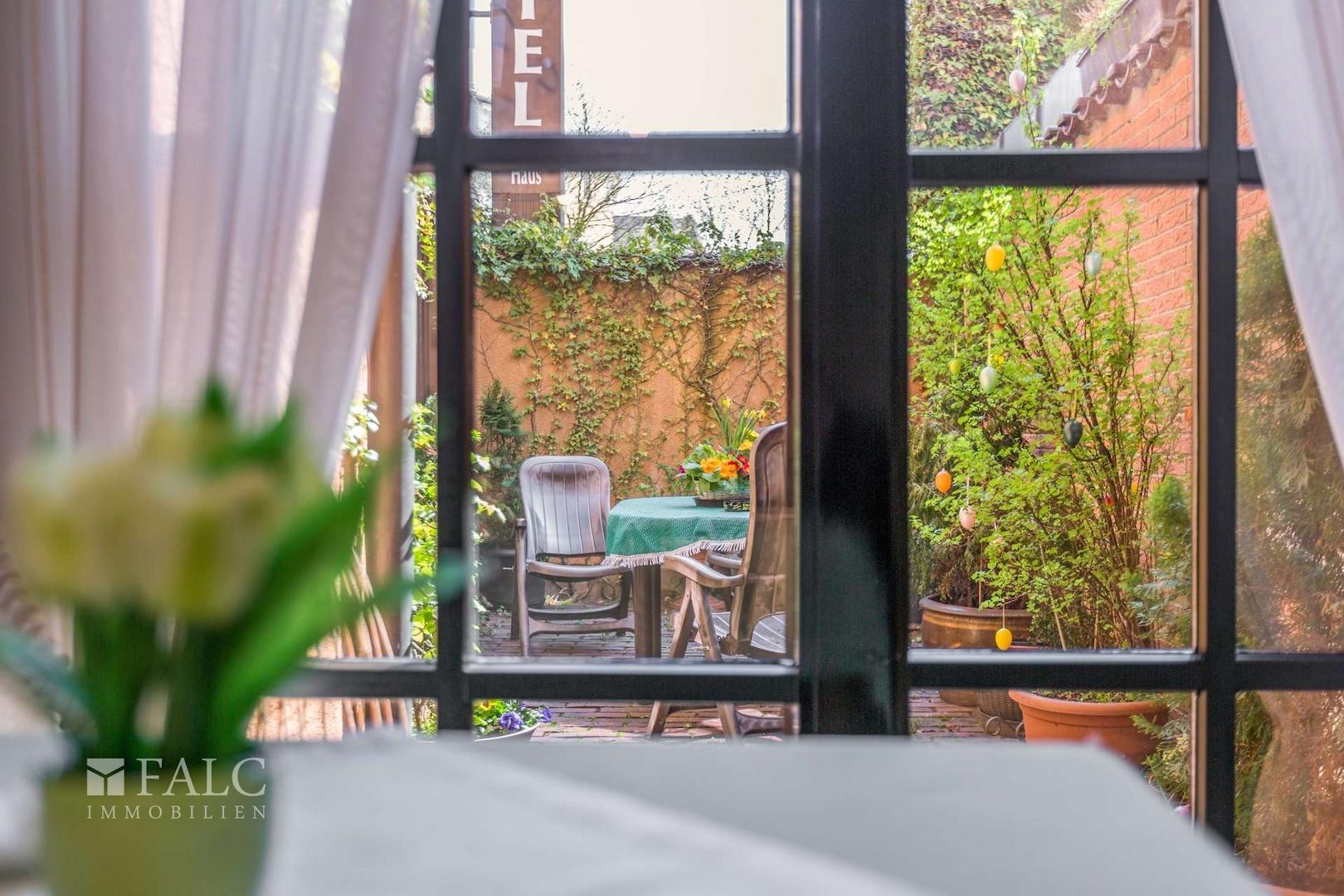 Blick zur Terrasse