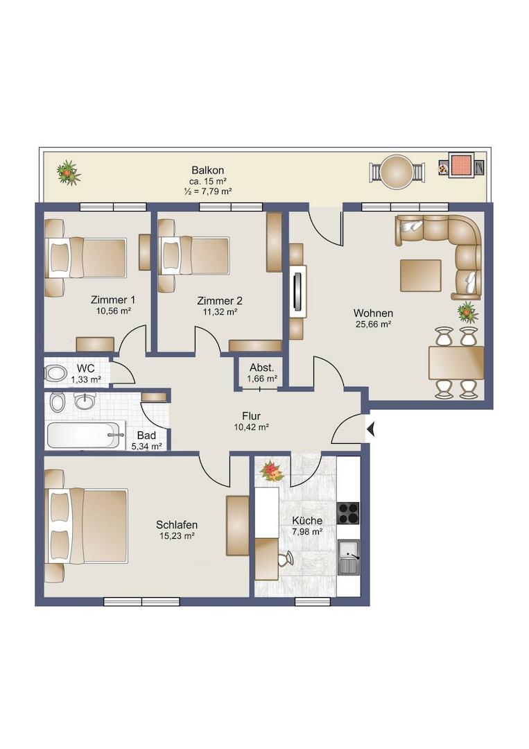 Grundriss & Aufteilung