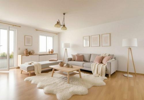 Wohnzimmer - (KI generiert)