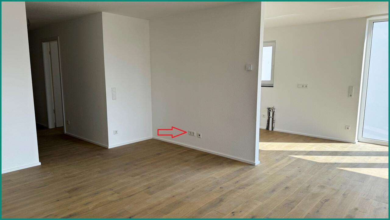 Einer von zwei TV-Anschlüssen