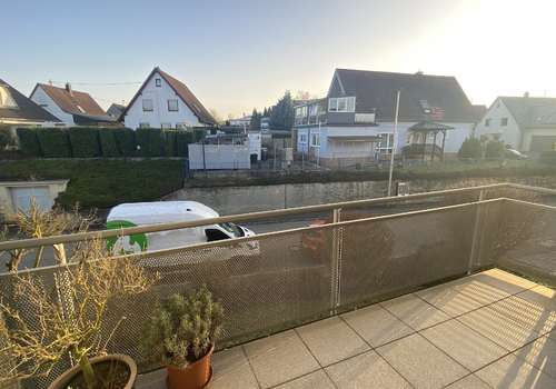 Großzügiger Balkon