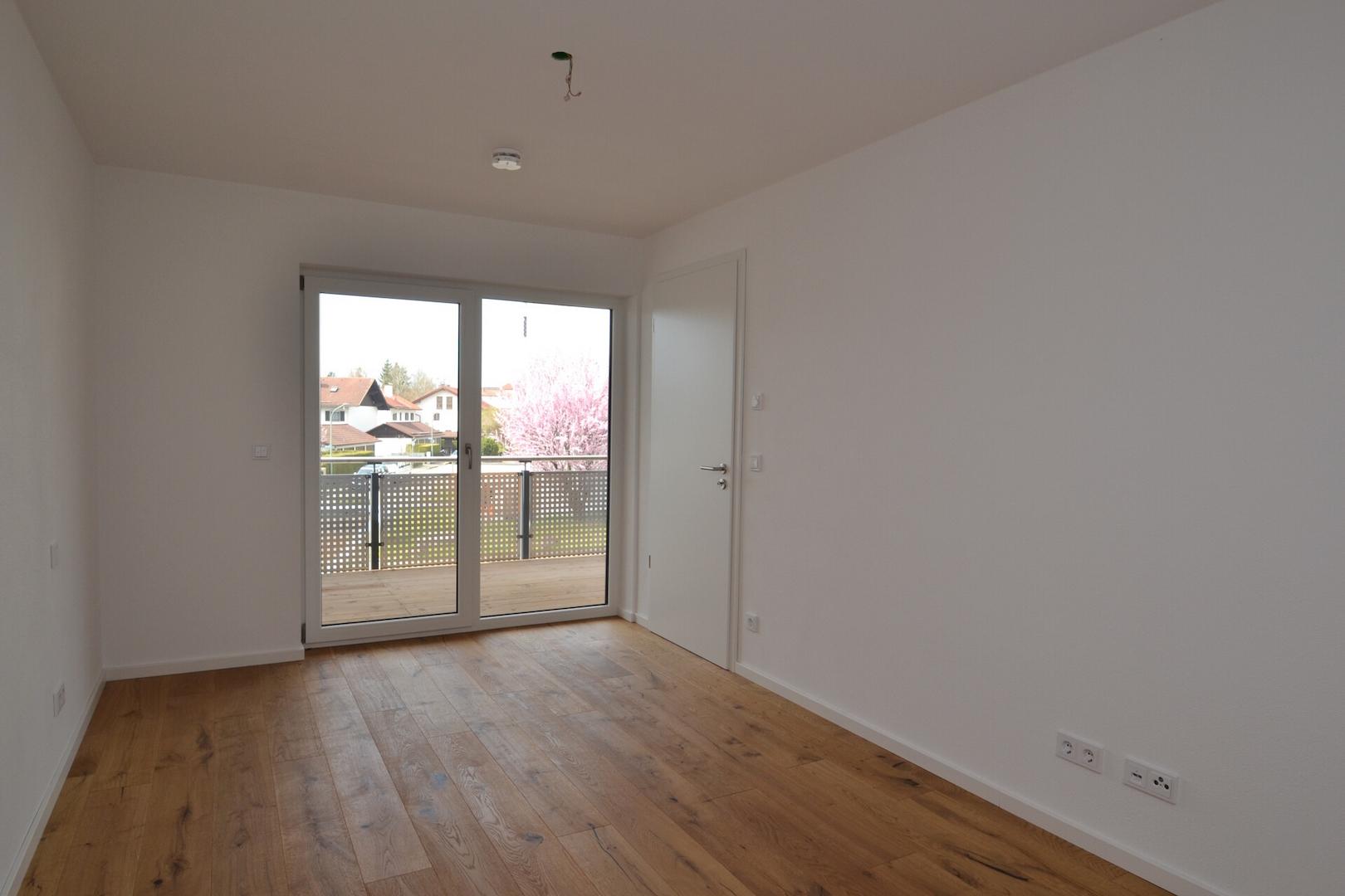 Schlafzimmer mit Balkonzugang