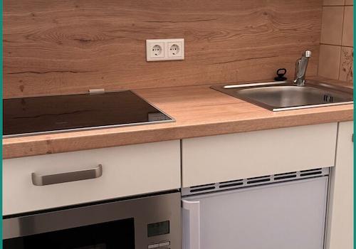 Kleine Küche - ohne Einbauten