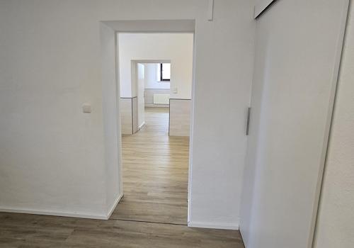 EIngang zu den Büroräumen