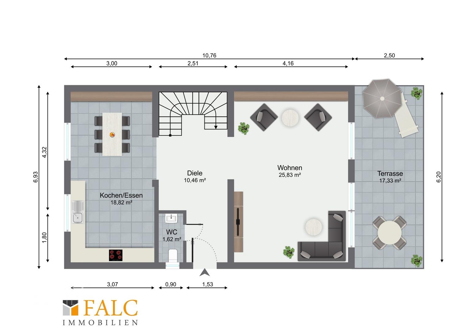 Grundriss Erdgeschoss