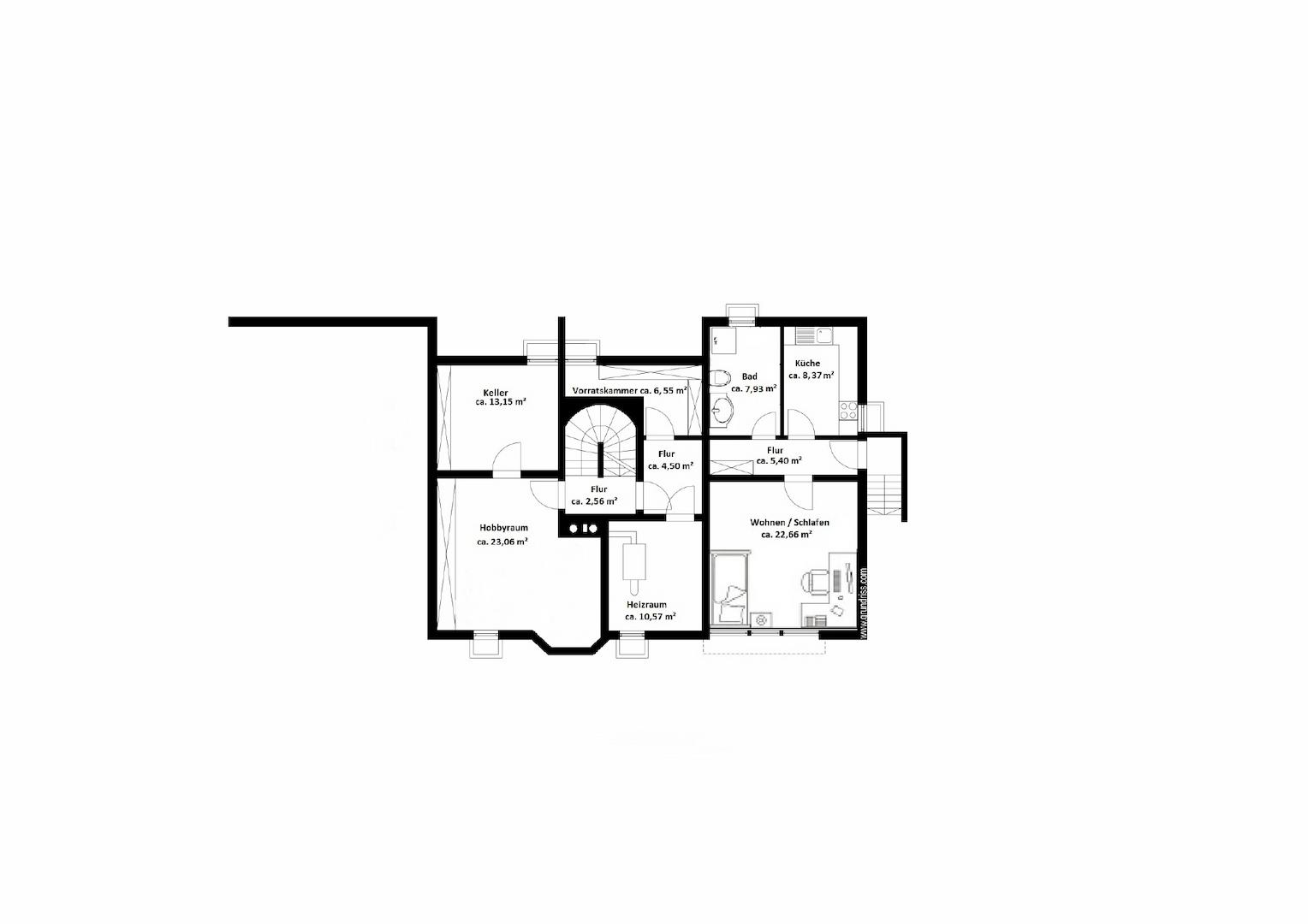 Grundriss Kellergeschoss