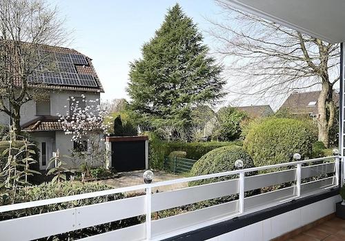 Aussicht vom Balkon
