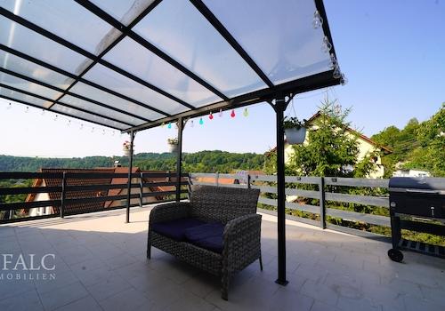 Terrasse mit Urlaubsflair 