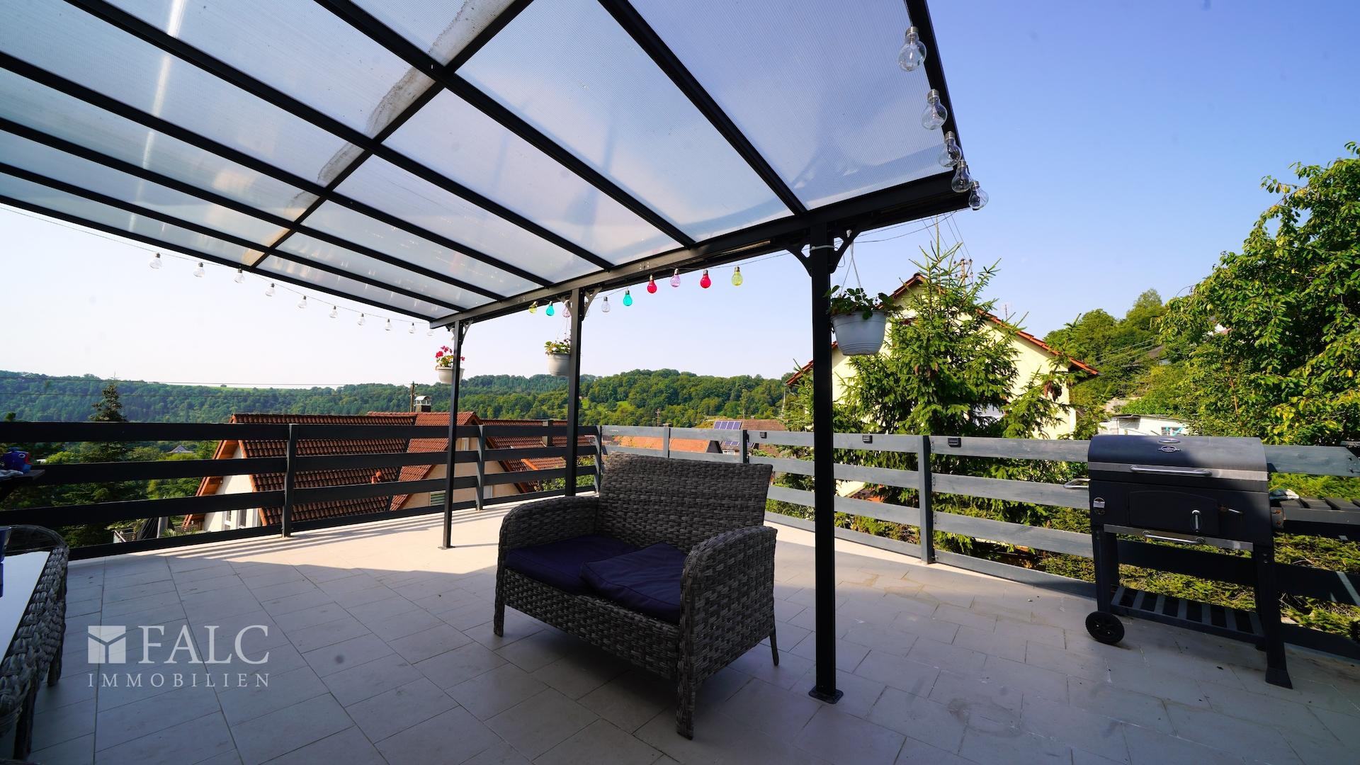 Terrasse mit Urlaubsflair 