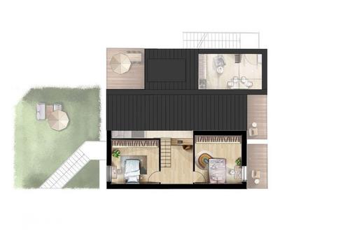 Mikroapartment Spitzboden 