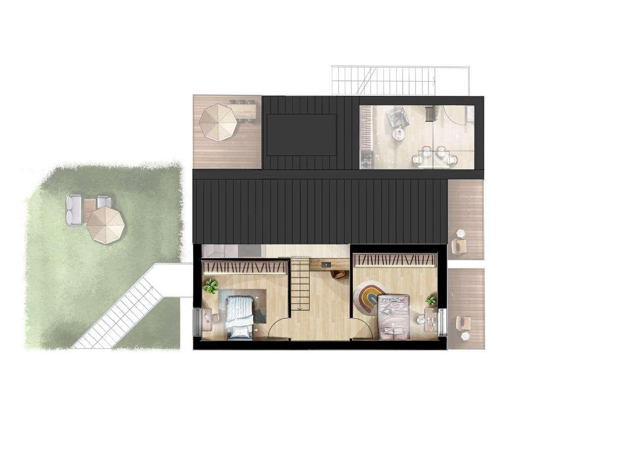 Mikroapartment Spitzboden 