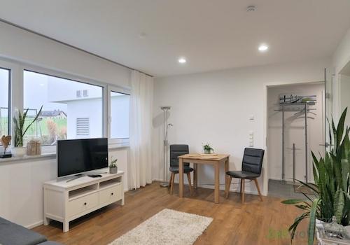 Blick ins Wohnzimmer