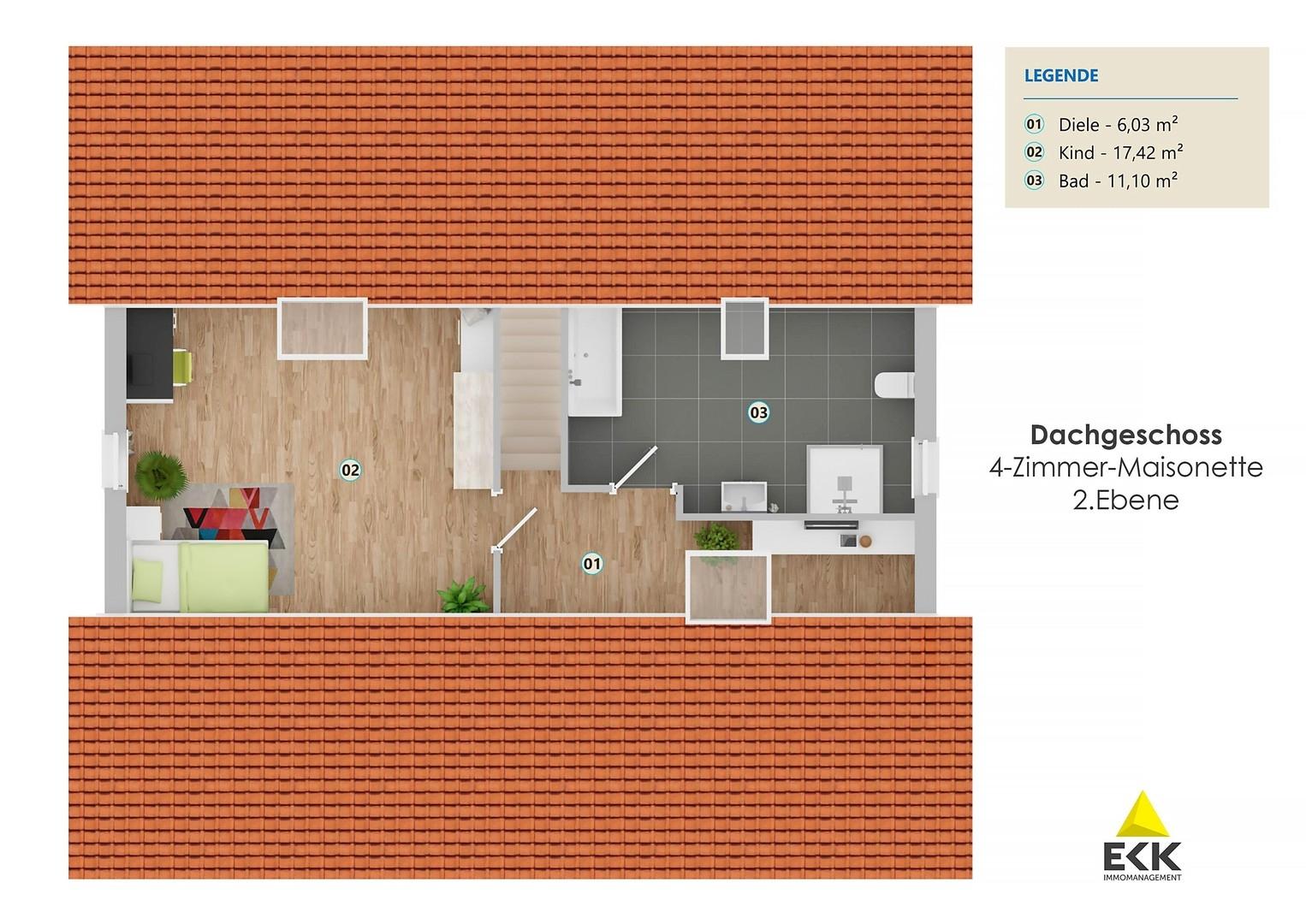 Grundriss - DG - 2. Ebene