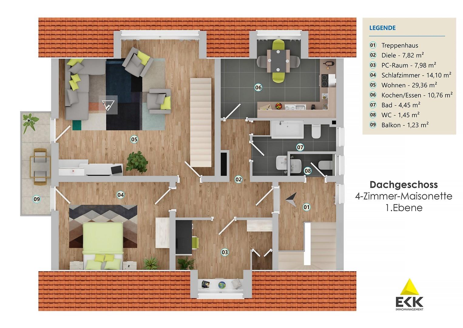 Grundriss - DG - 1. Ebene