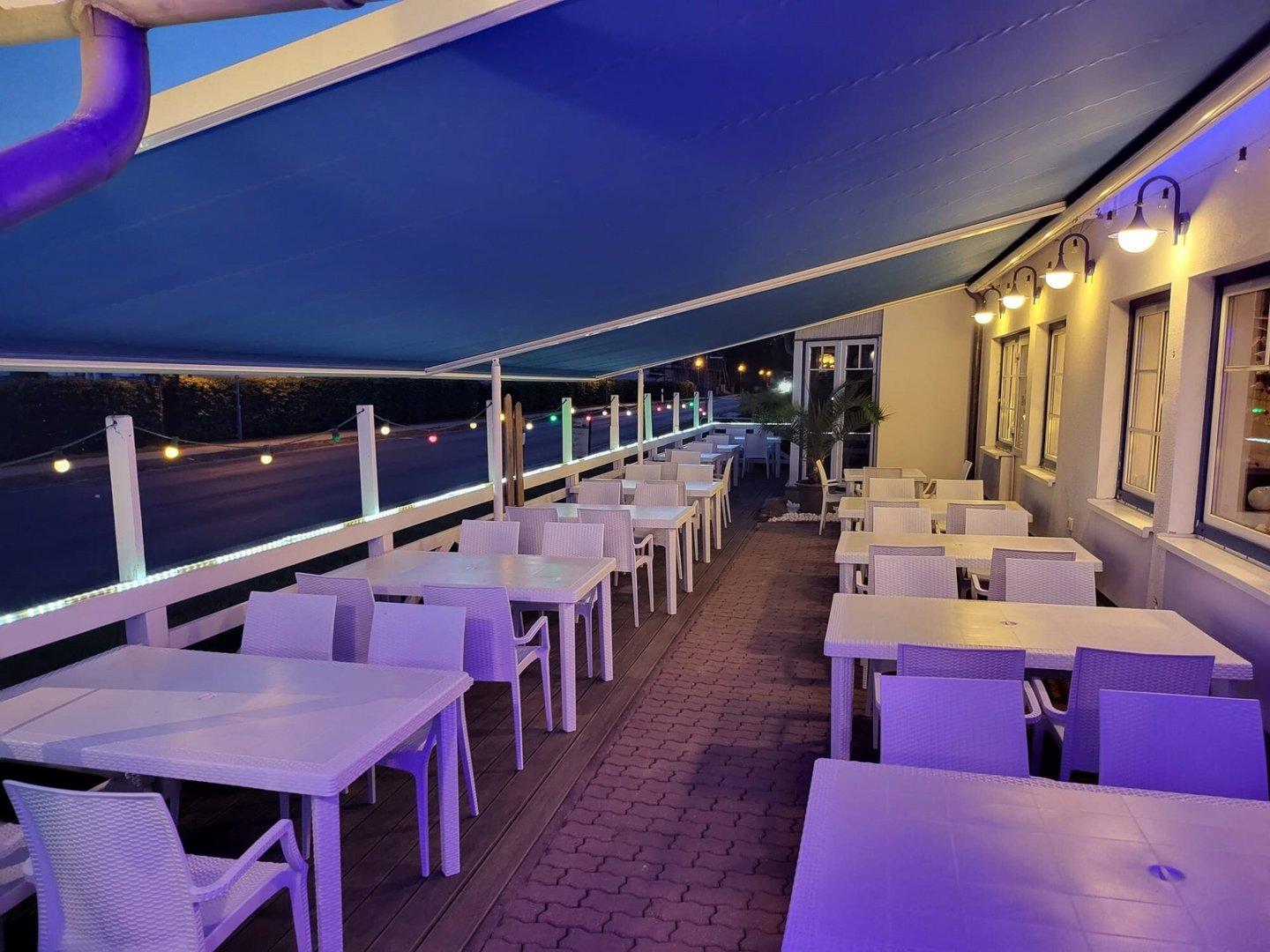 Terrasse Abend