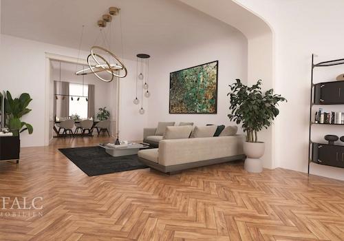 Wohnzimmer- digital gestaged