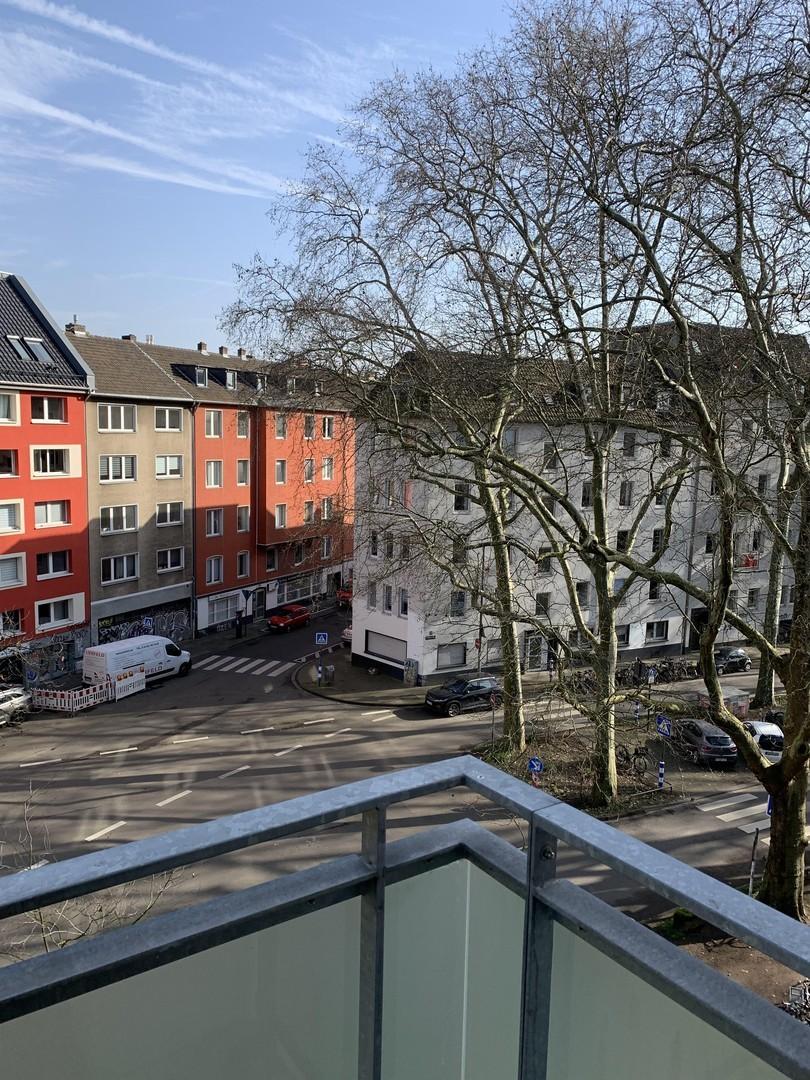 Blik vom Balkon