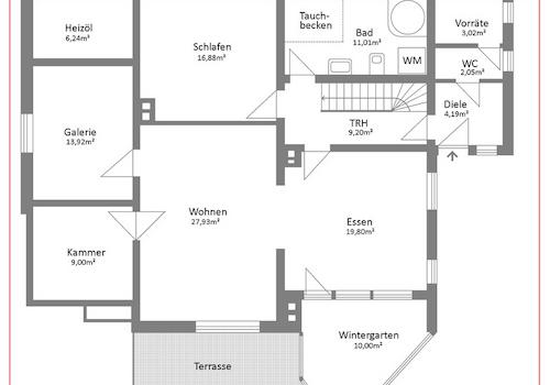 Grundriss Erdgeschoss