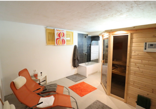 Sauna m Kellergeschoss