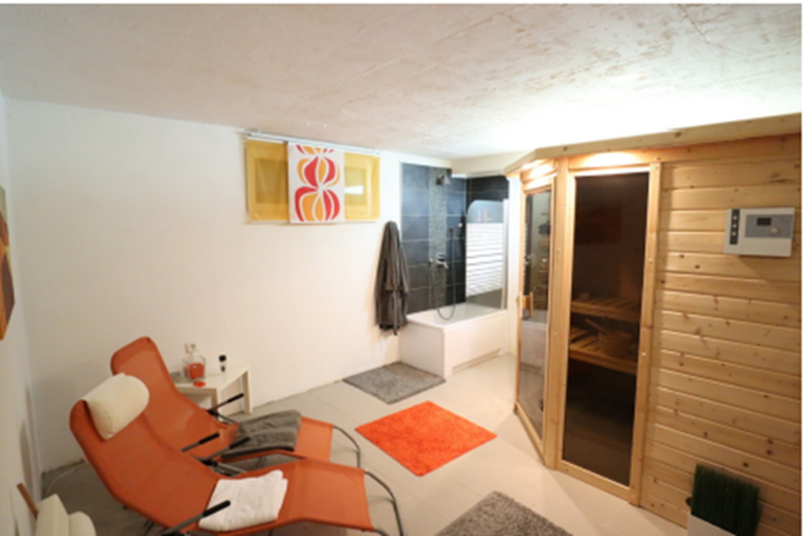 Sauna m Kellergeschoss