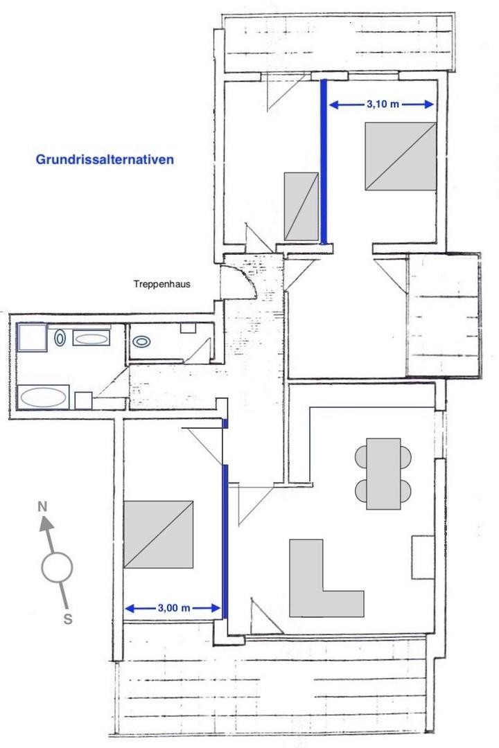 Grundrissalternativen