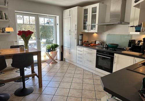 Küche, Ausgang zur Terrasse