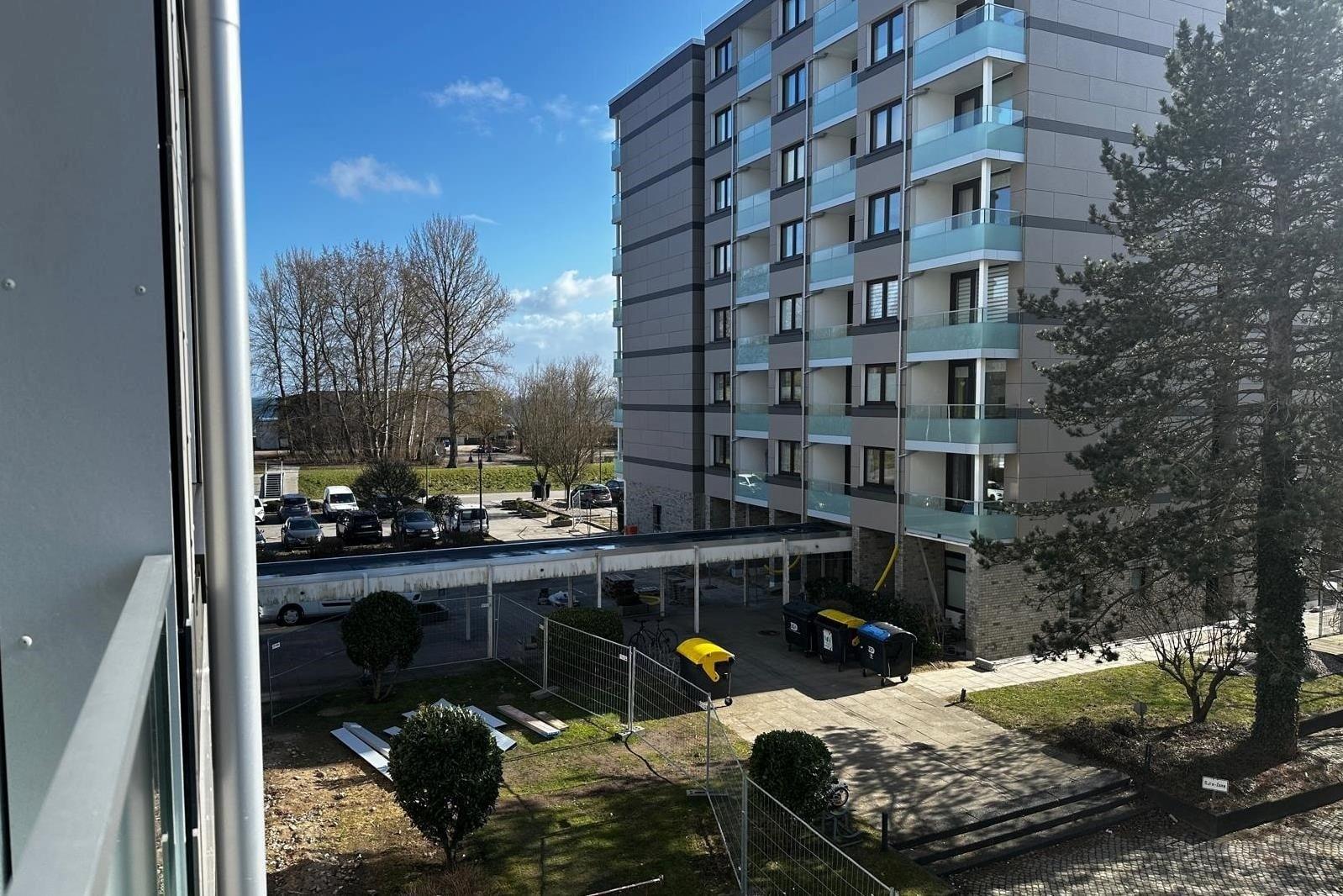 Seitlicher Blick vom der Loggia