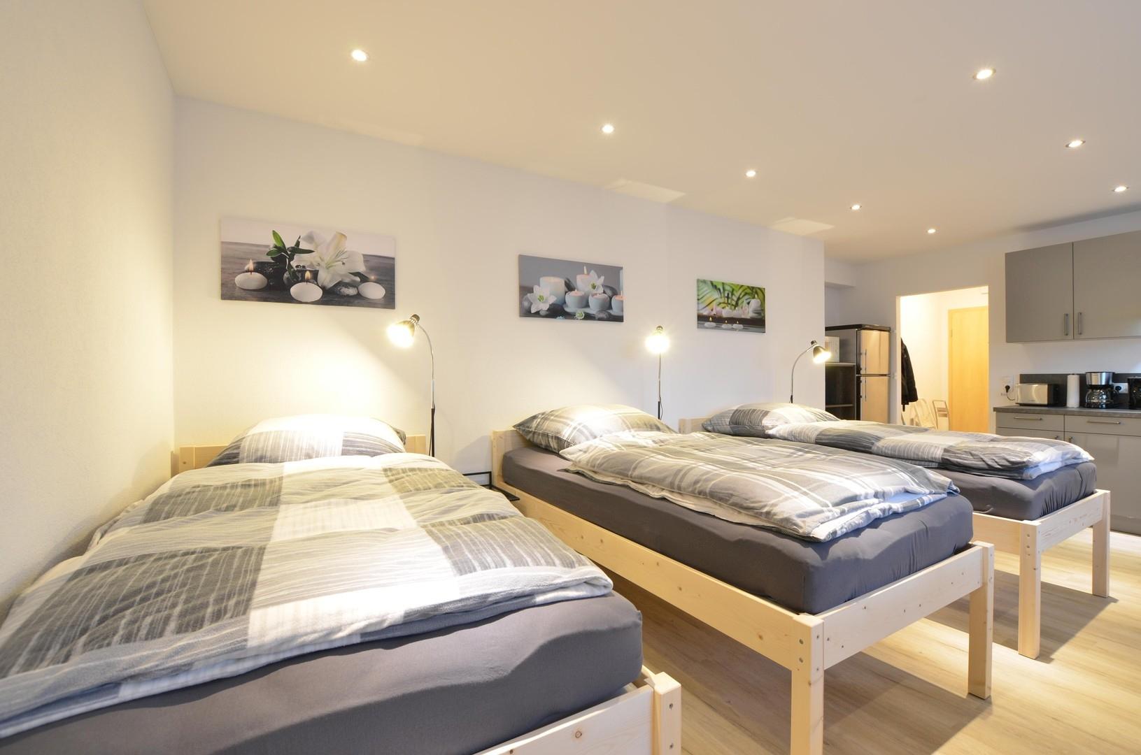 Schlaf- und Wohnbereich
