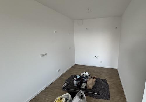 offener Wohn- und Küchenbereich