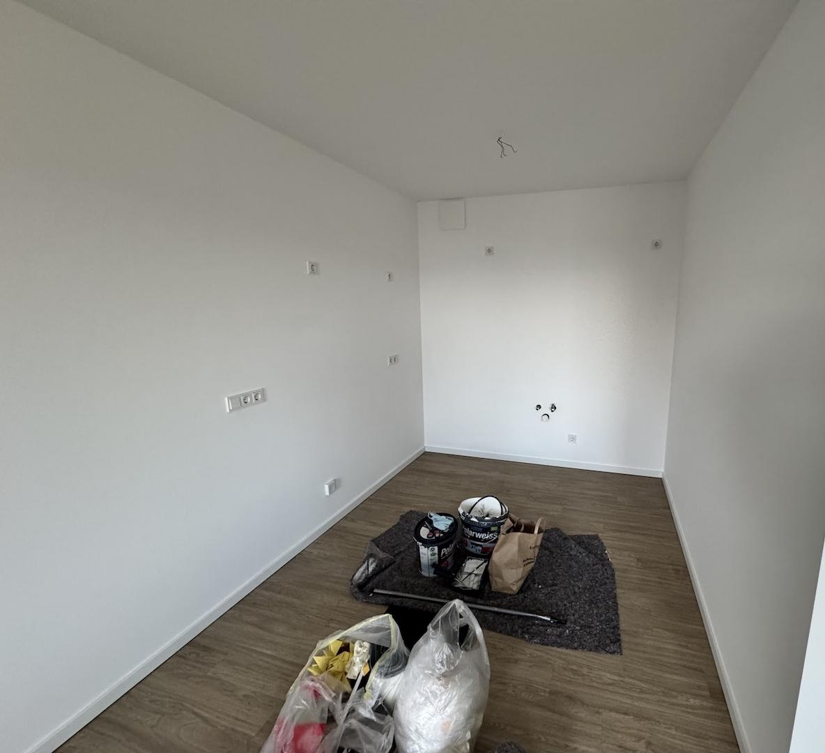 offener Wohn- und Küchenbereich