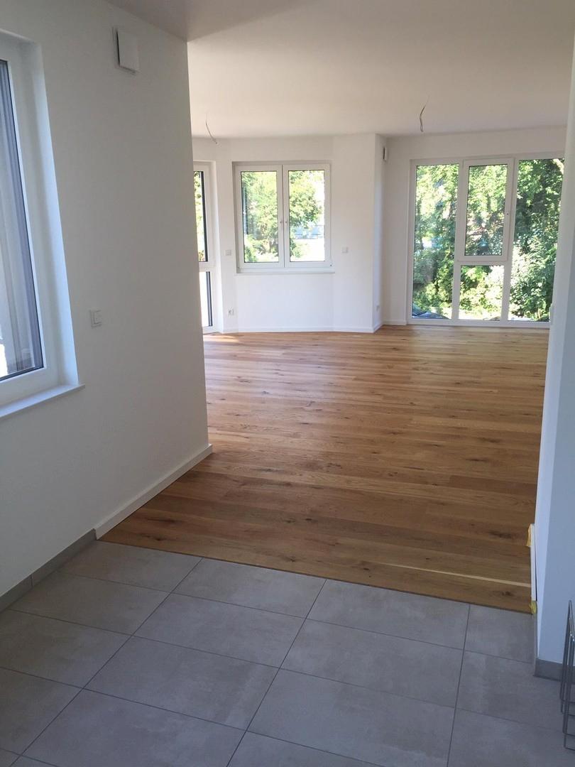 Blick Flur in Wohnzimmer