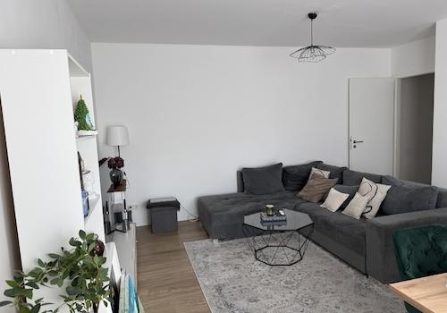 offener Wohn- und Küchenbereich