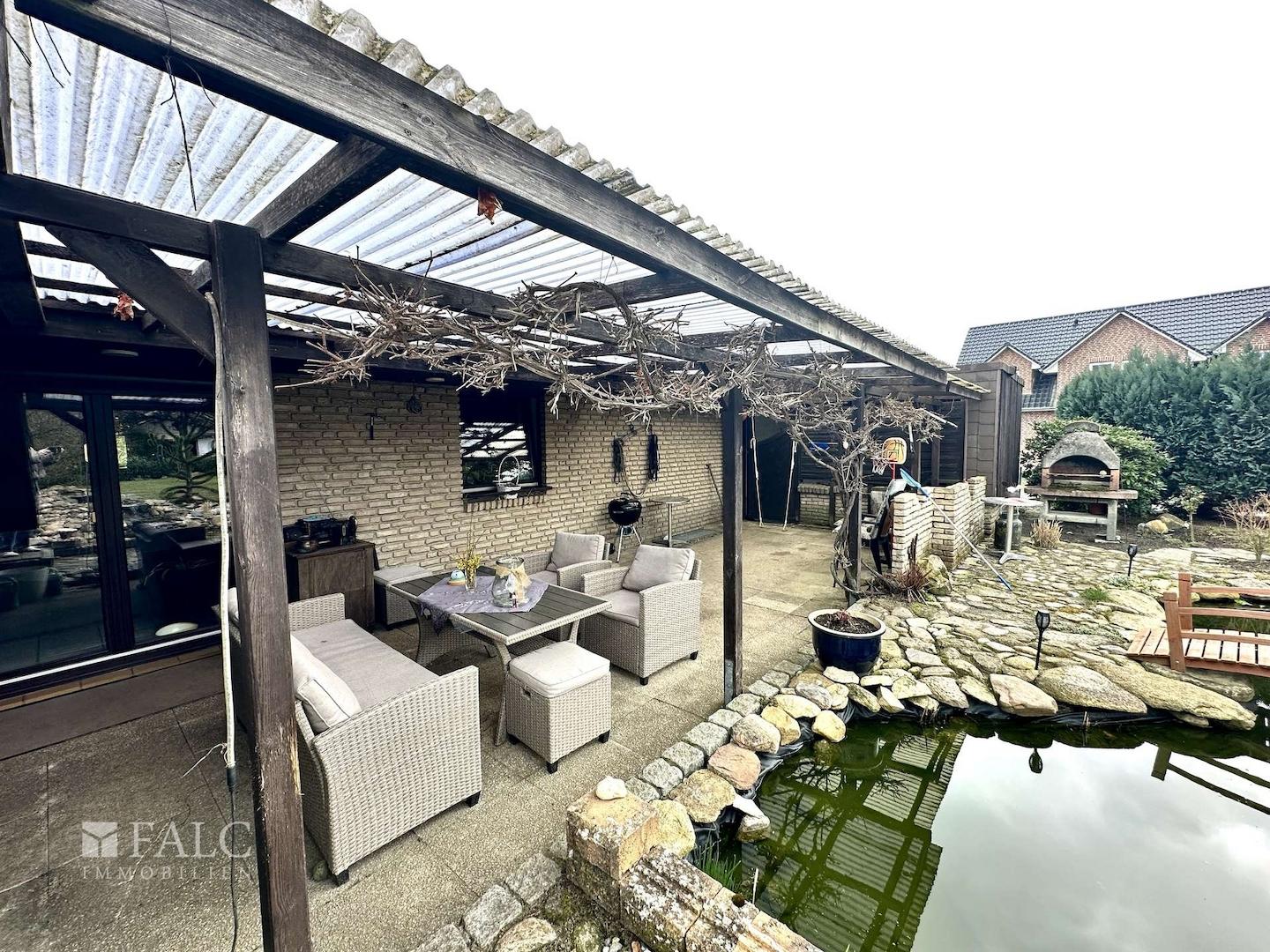 Überdachte Terrasse