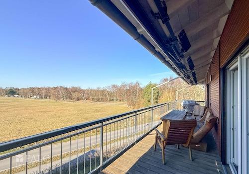 Balkon mit Blick Richtung Ostsee