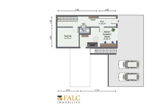 Grundriss Untergeschoss