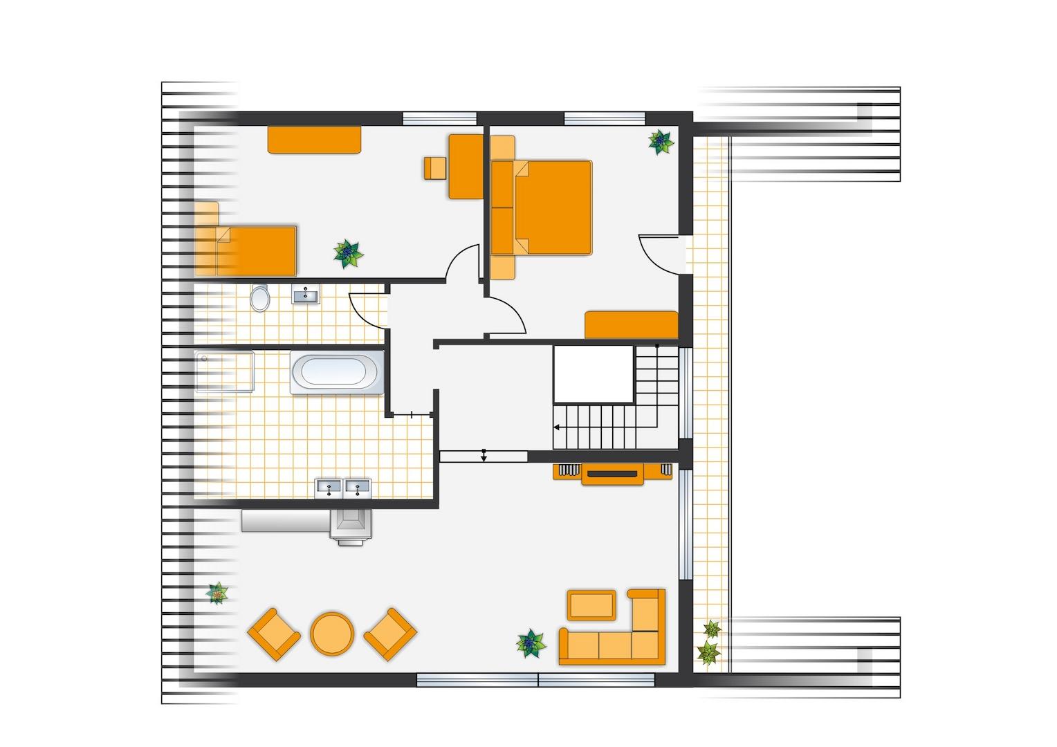 Grundriss Obergeschoss