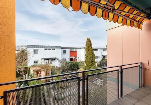 Ausblick Balkon Schlafzimmer 2