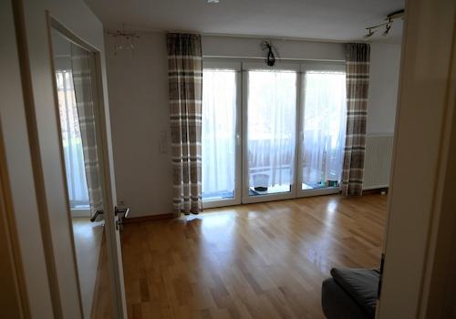 Wohnzimmer Blick Terrasse