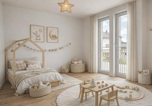 Kinderzimmer (KI-Staging)