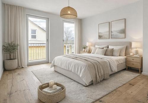 Schlafzimmer (KI-Staging)