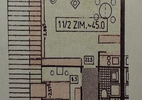 Grundriss der Wohnung
