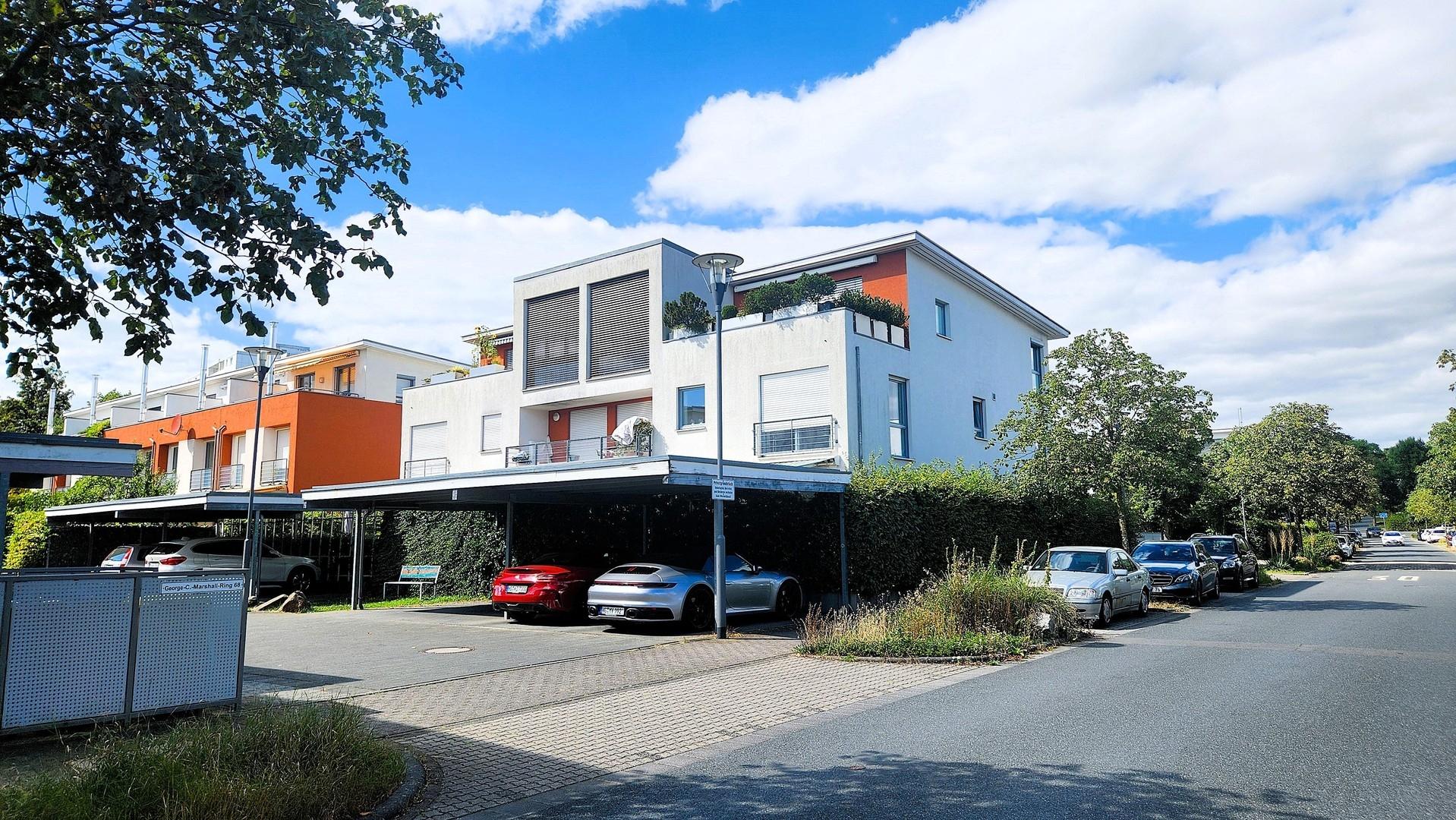 Hausansicht hinten von der Str