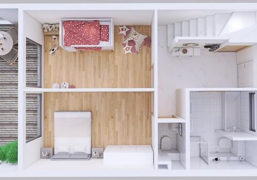 Grundriss 1. OG - 3D Pläne