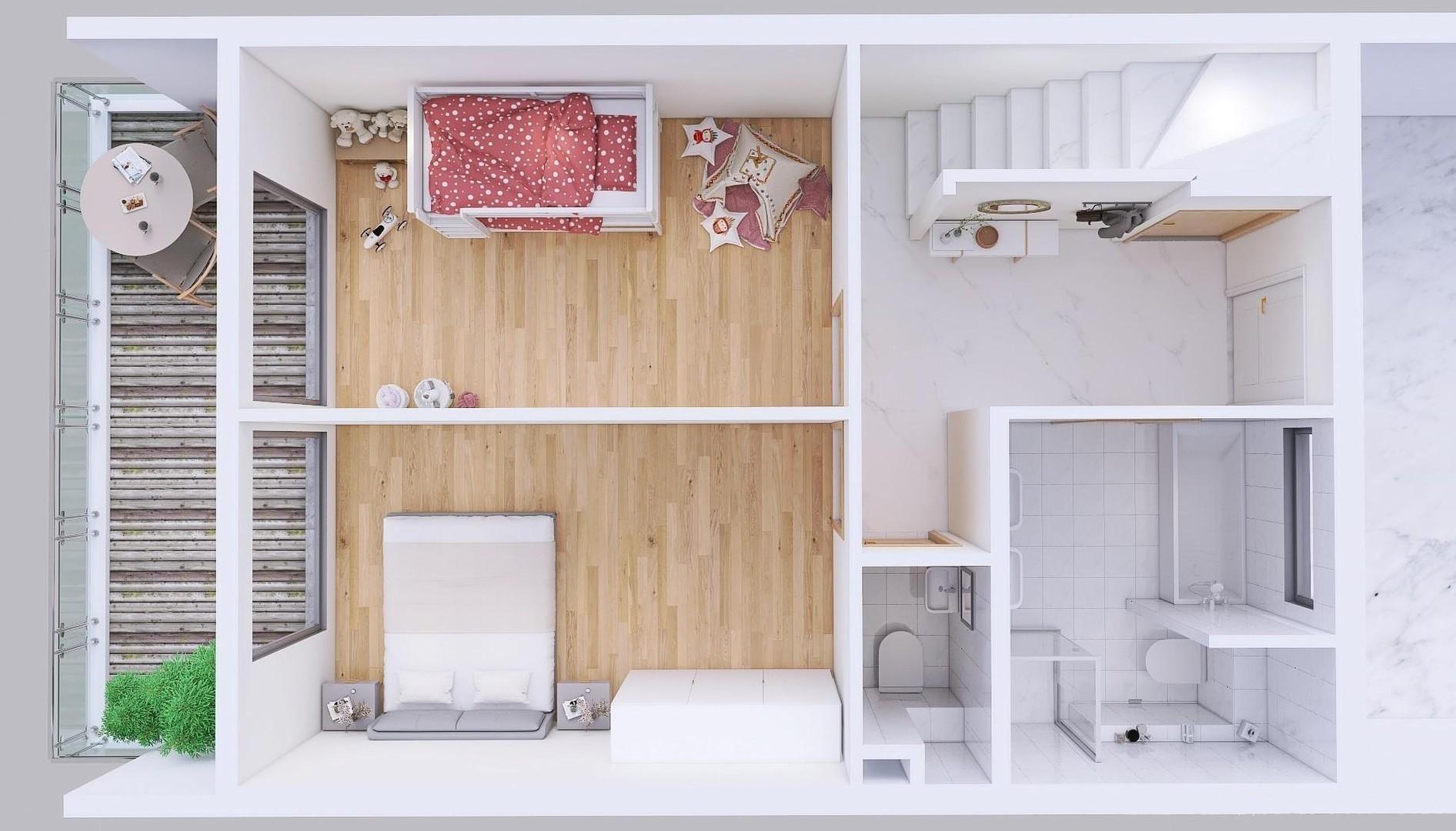 Grundriss 1. OG - 3D Pläne