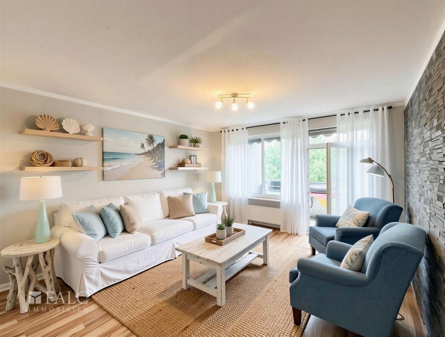 Wohnzimmer (digitales Staging)